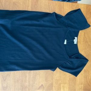 Loft Outlet NWT Summer shirt Size Large Navy